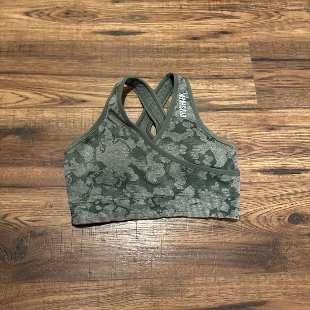Gymshark camo sports bra
